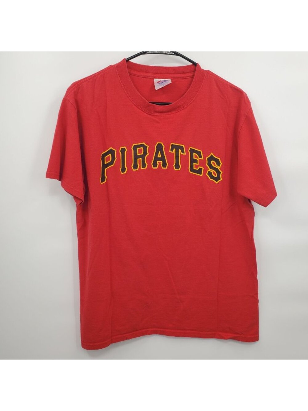 VINTAGE Majestic Pittsburgh Pirates Short Sleeve T Shirt Top Men Size Medium